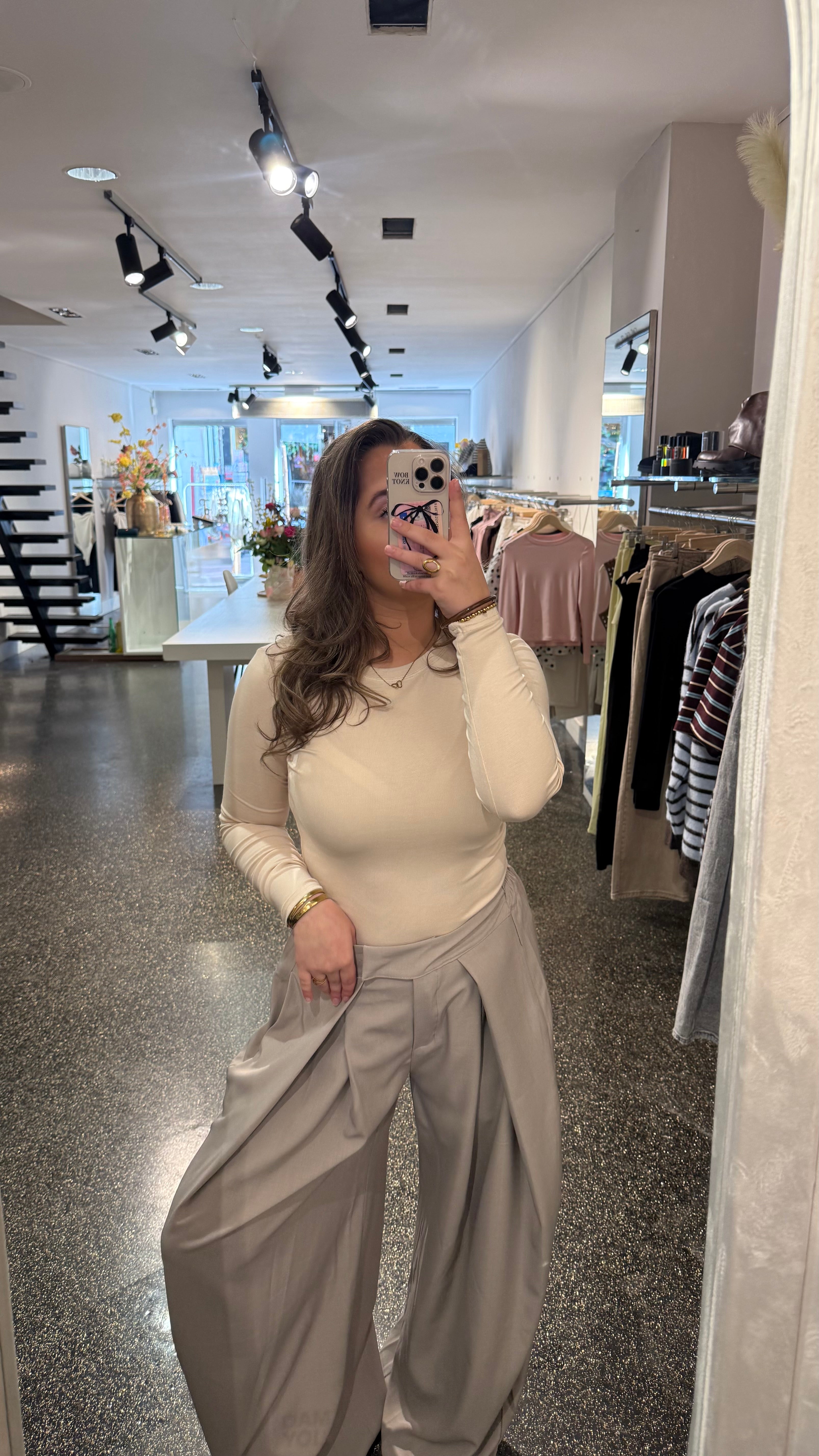 Nora top - beige