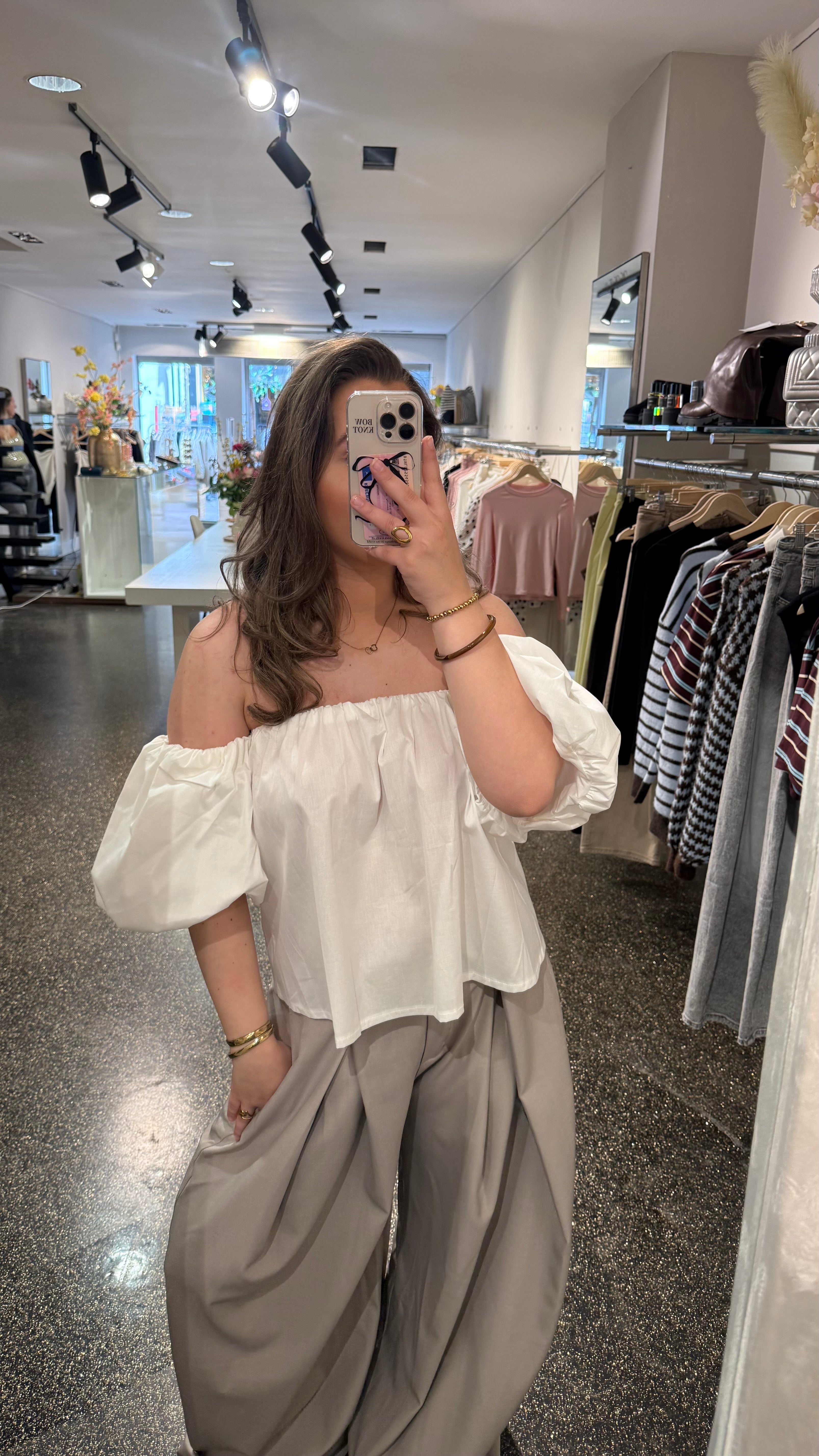 Lume top - white