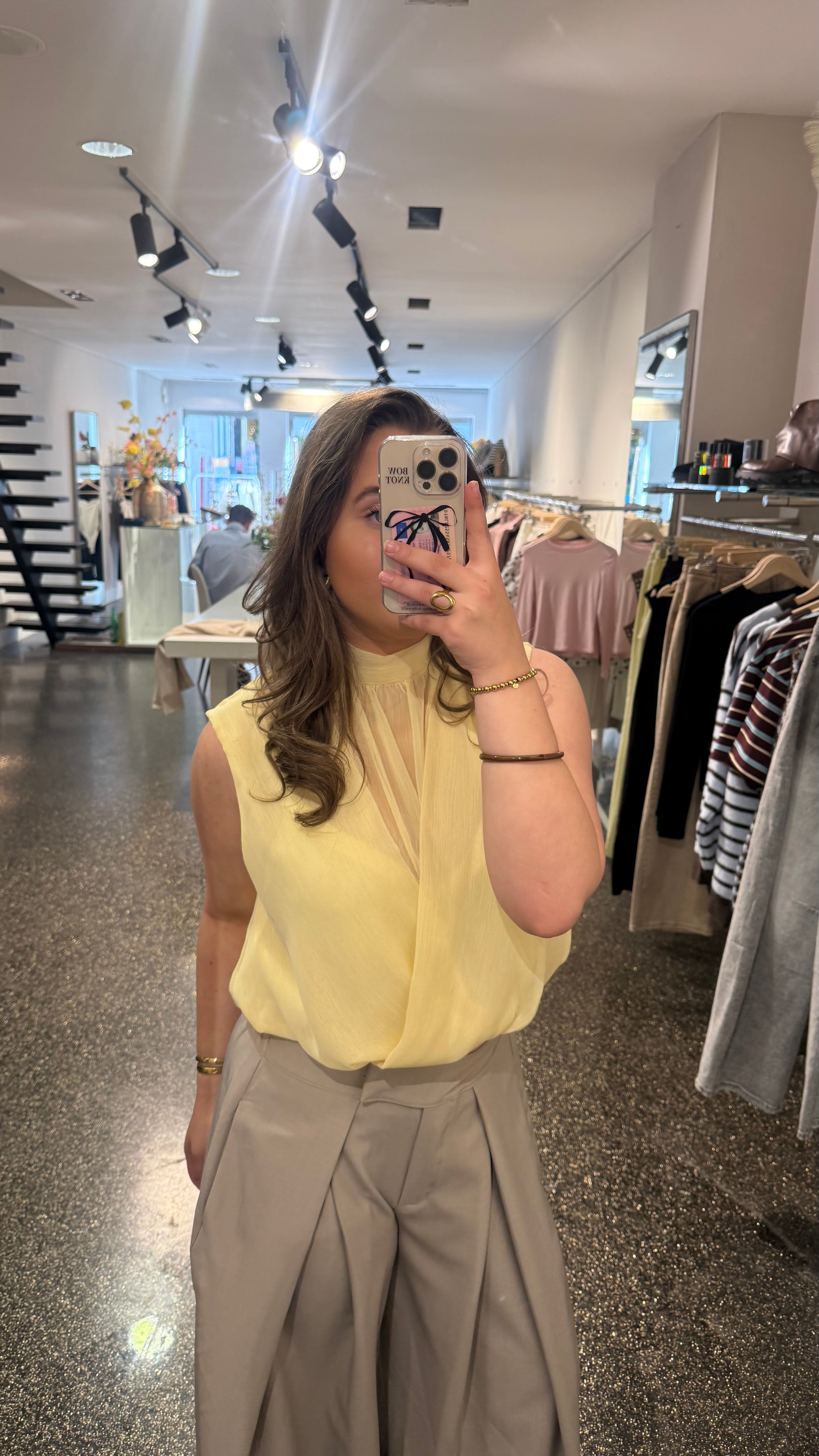 Liora top - yellow