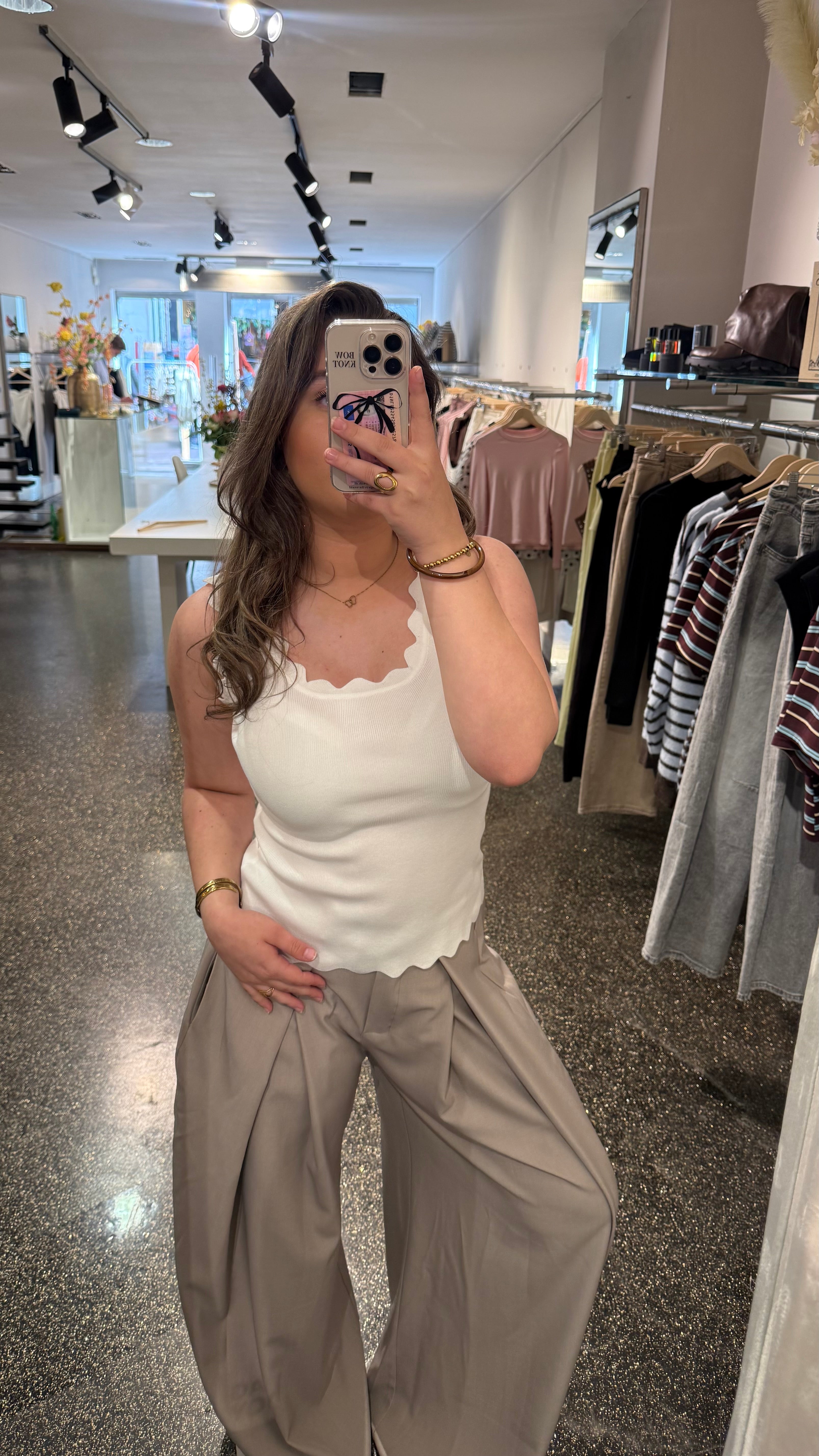 Claire top - white