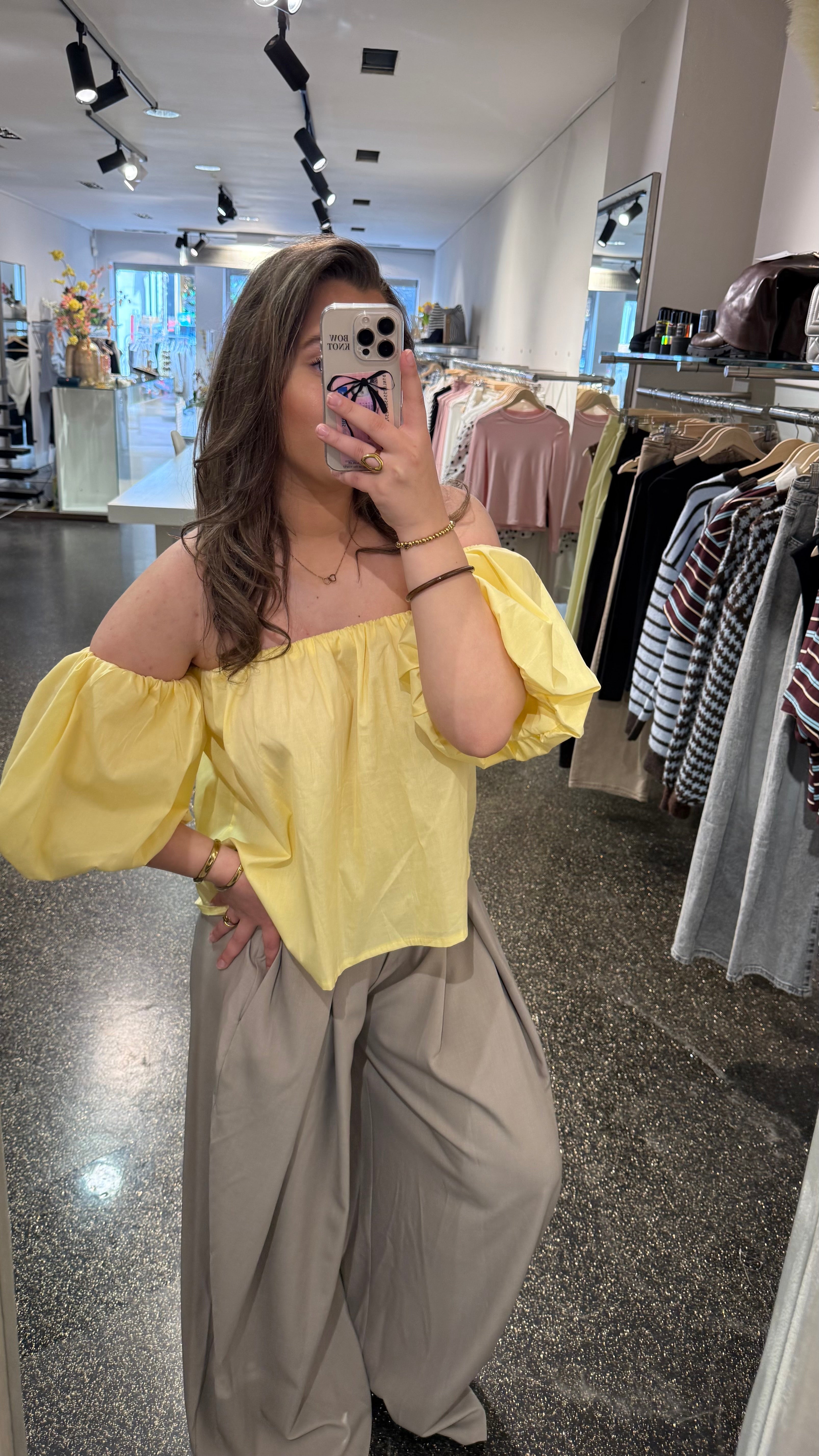 Lume top - yellow