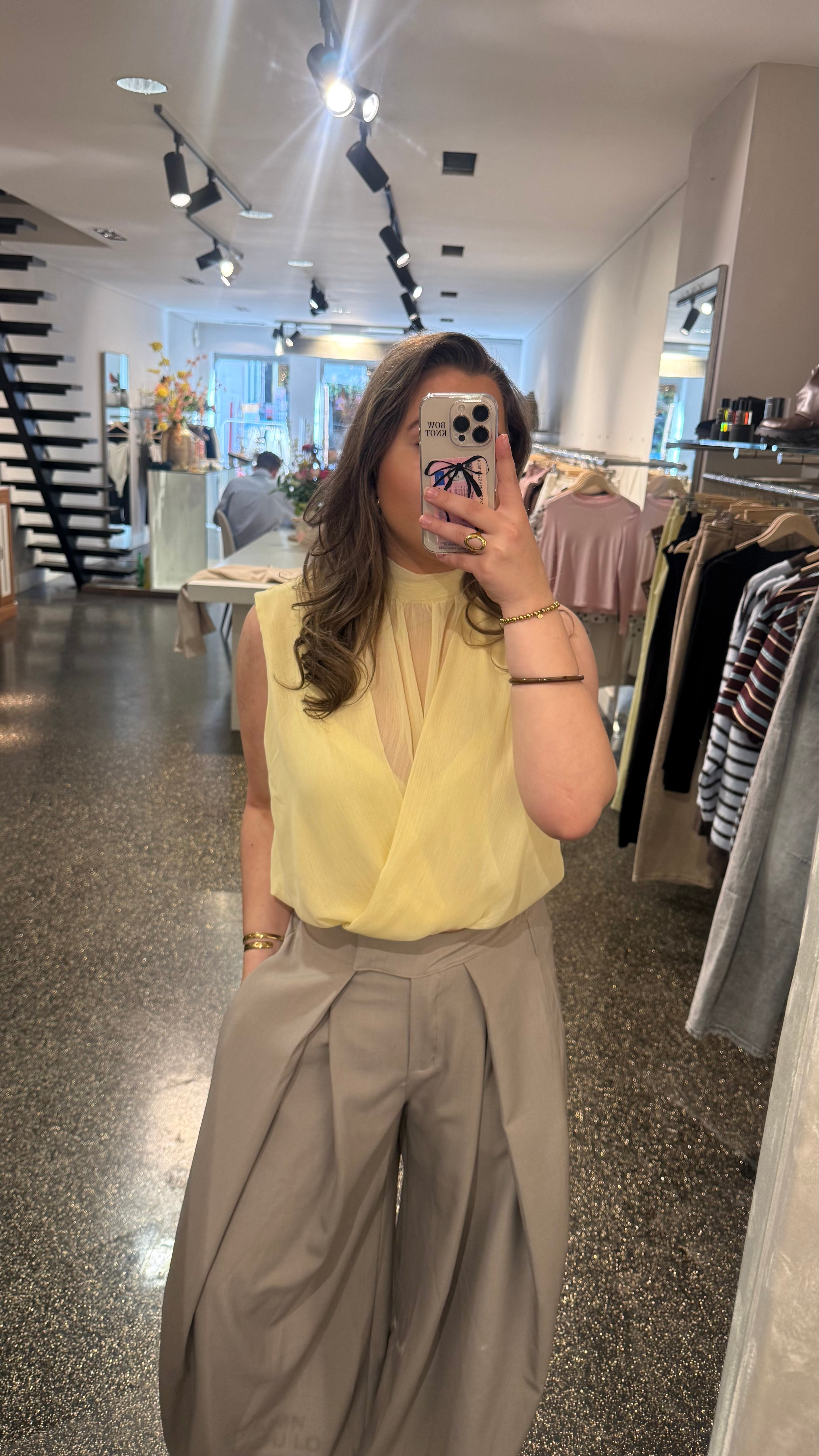 Liora top - yellow