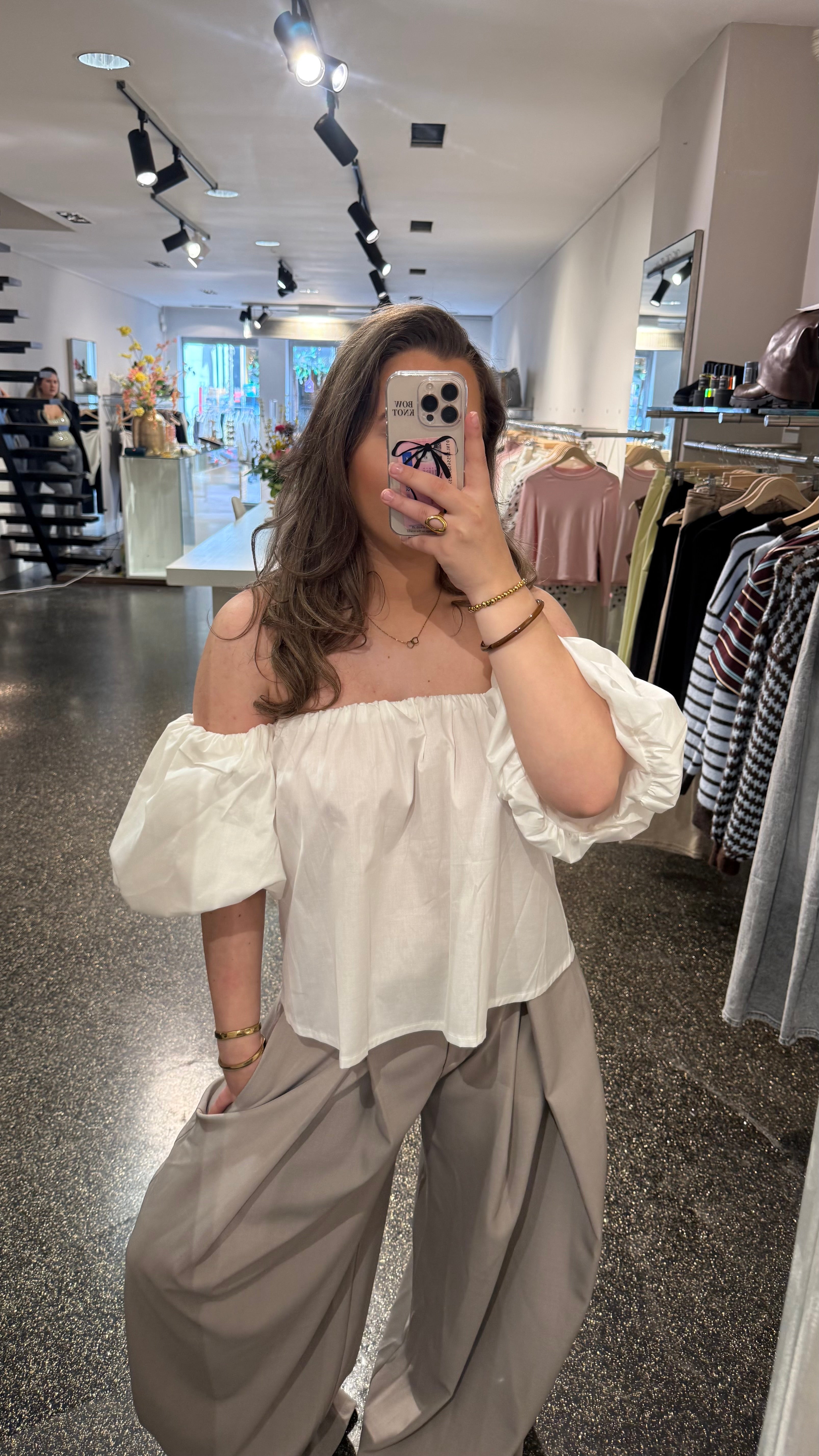 Lume top - white