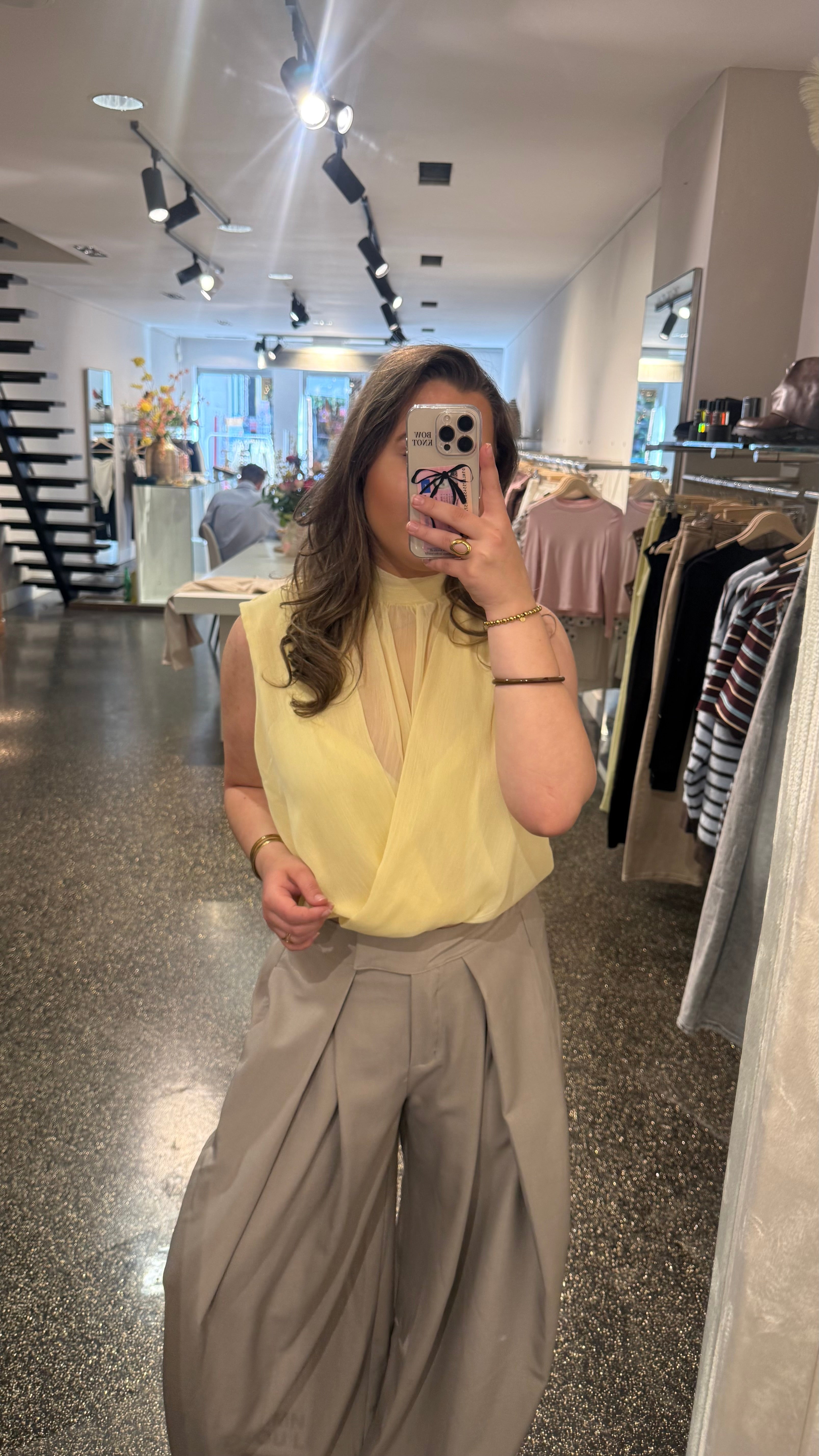 Liora top - yellow