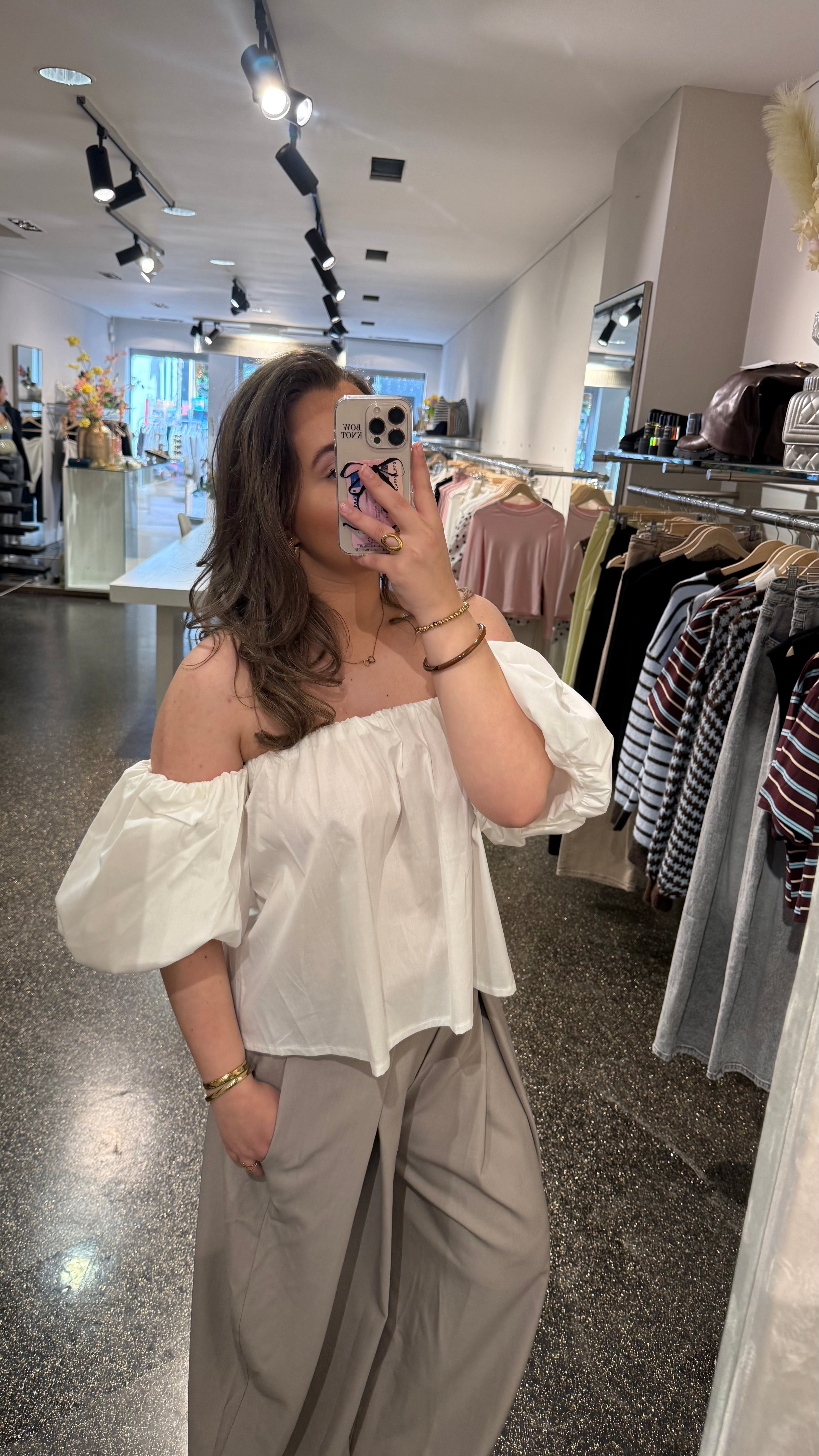 Lume top - white