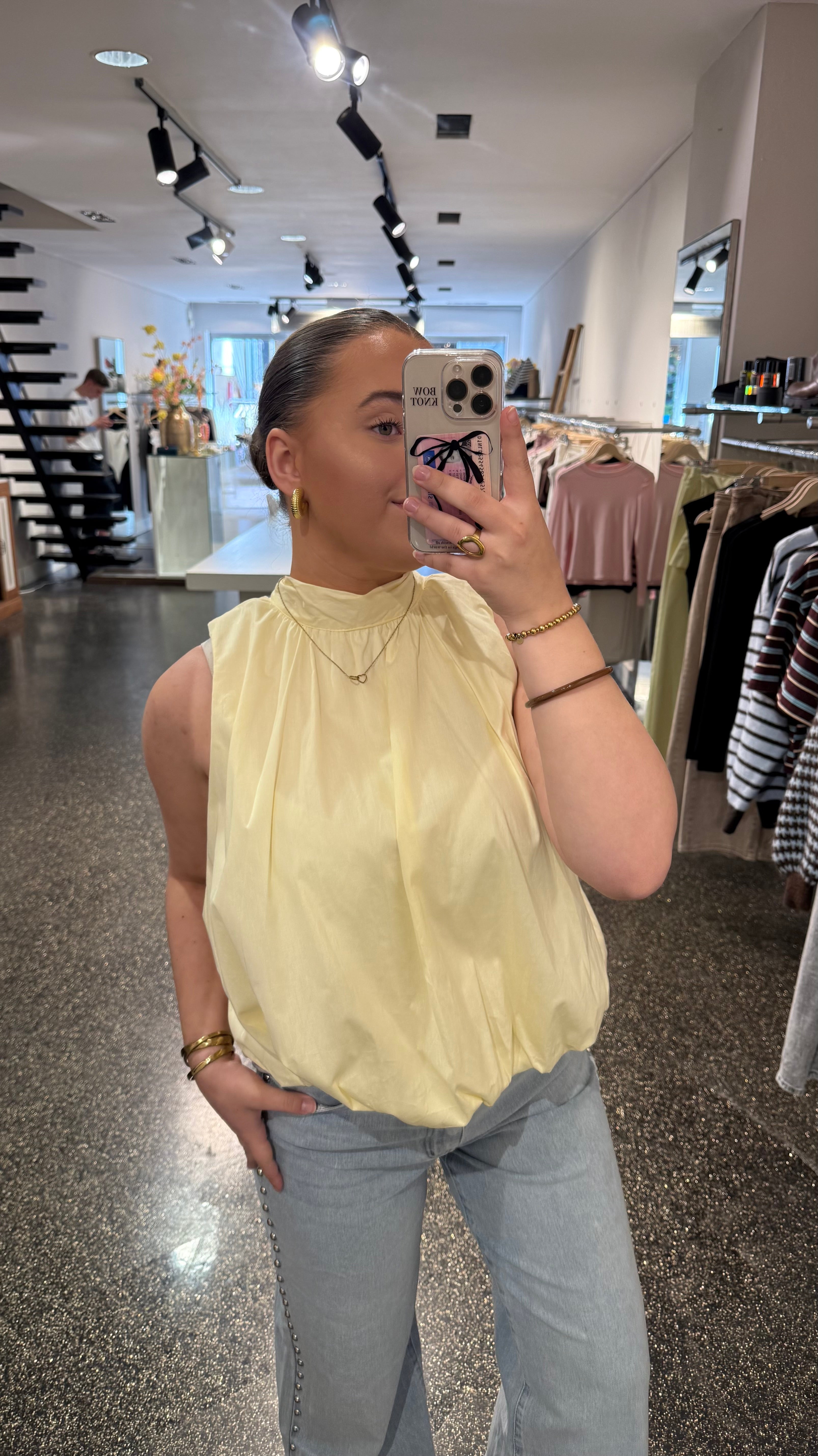 Luna top - yellow