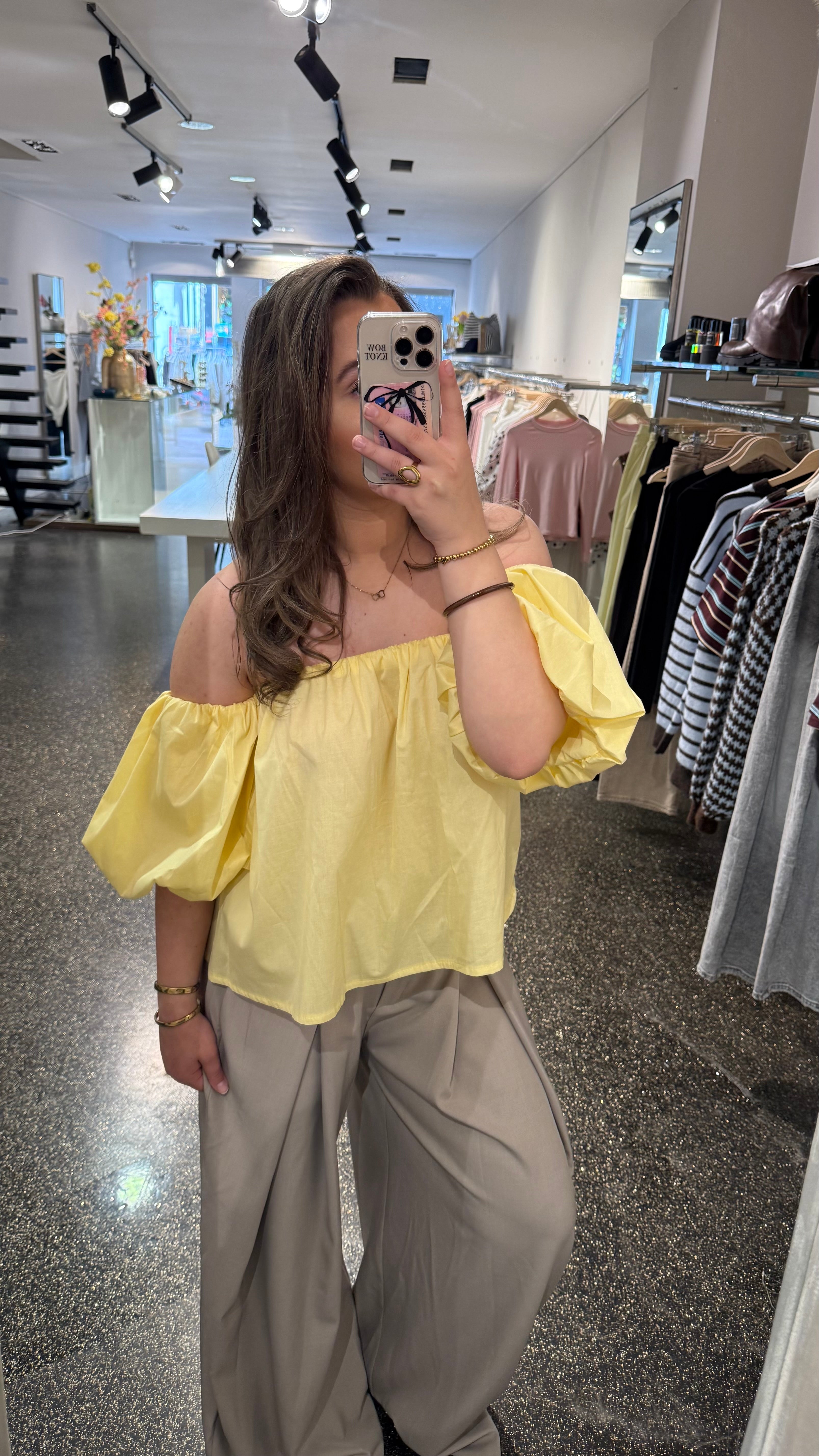 Lume top - yellow