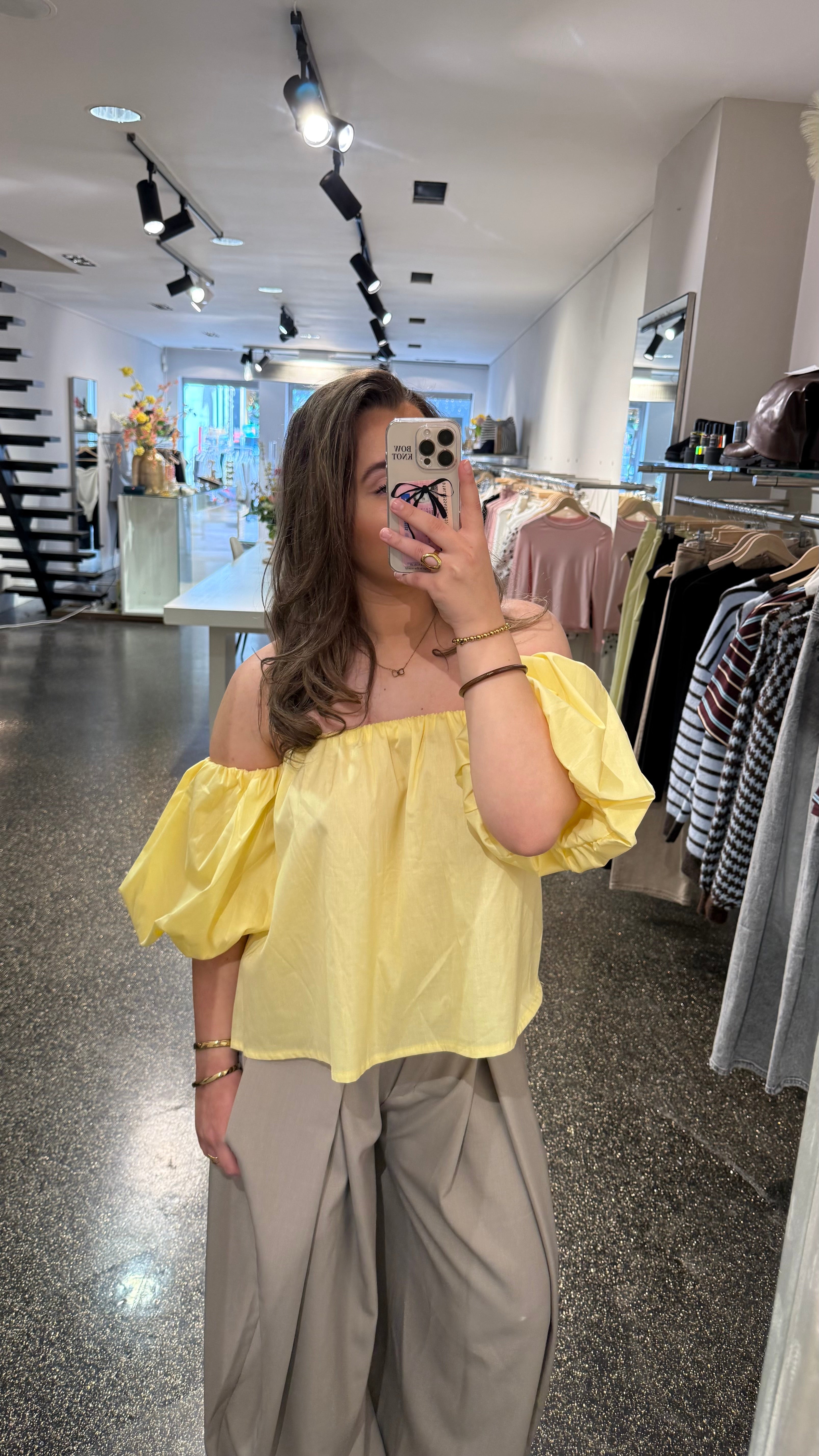 Lume top - yellow