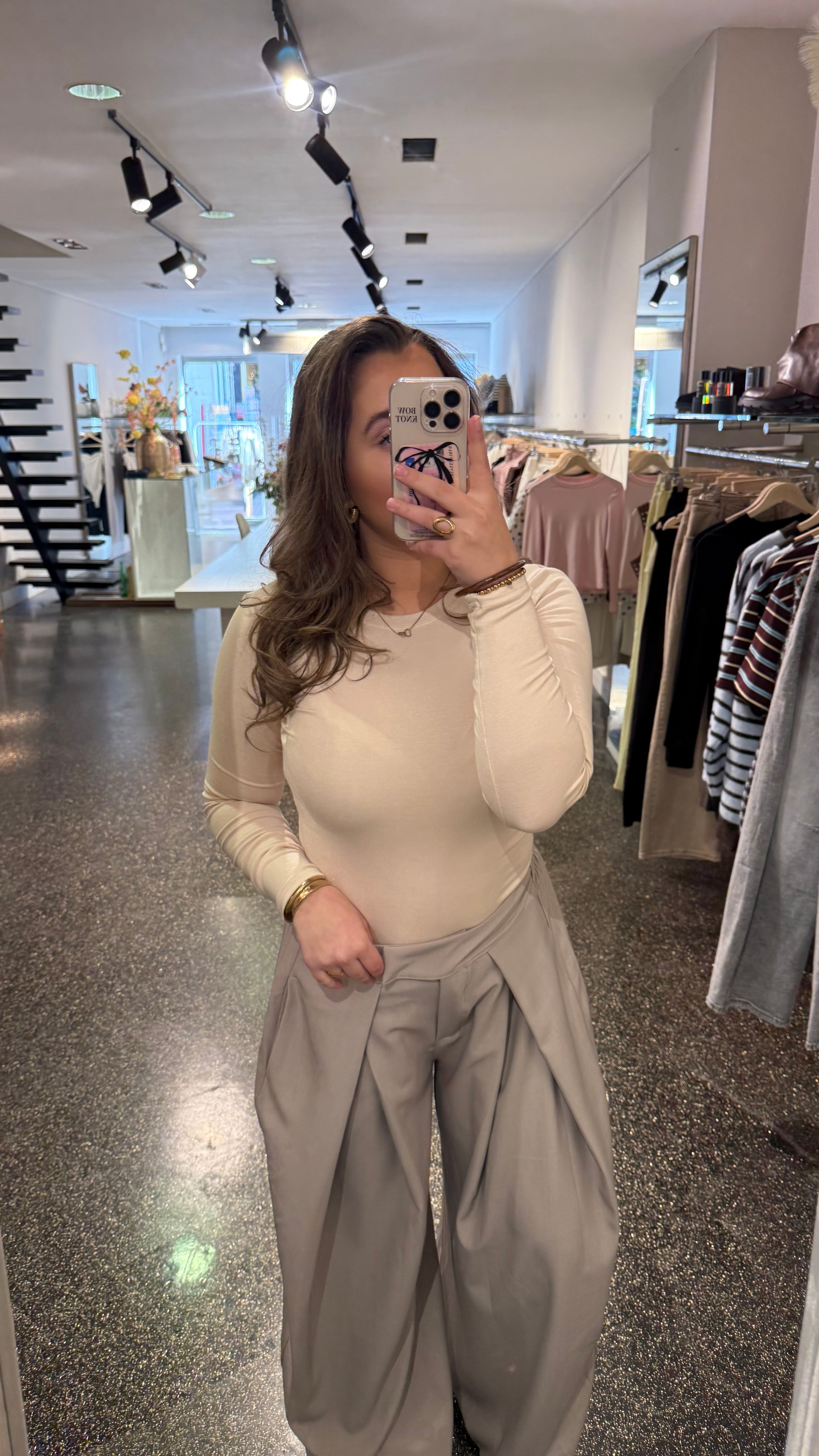 Nora top - beige