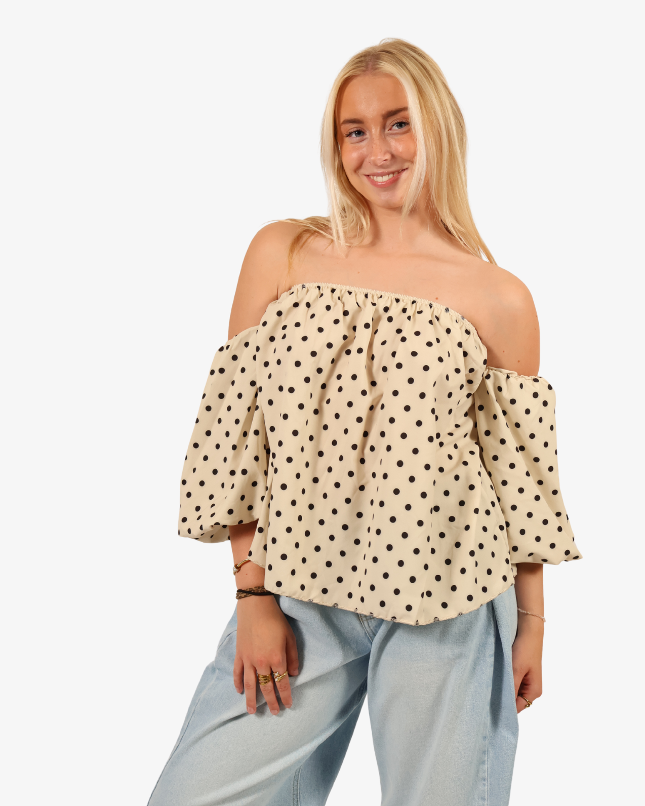 Emira top - Creme