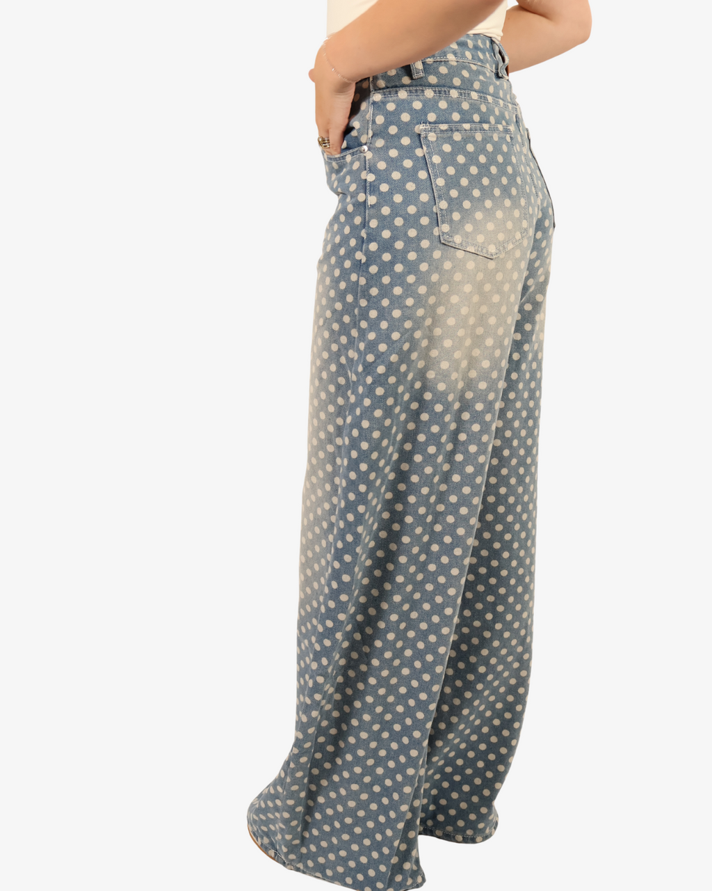 The polka dot jeans