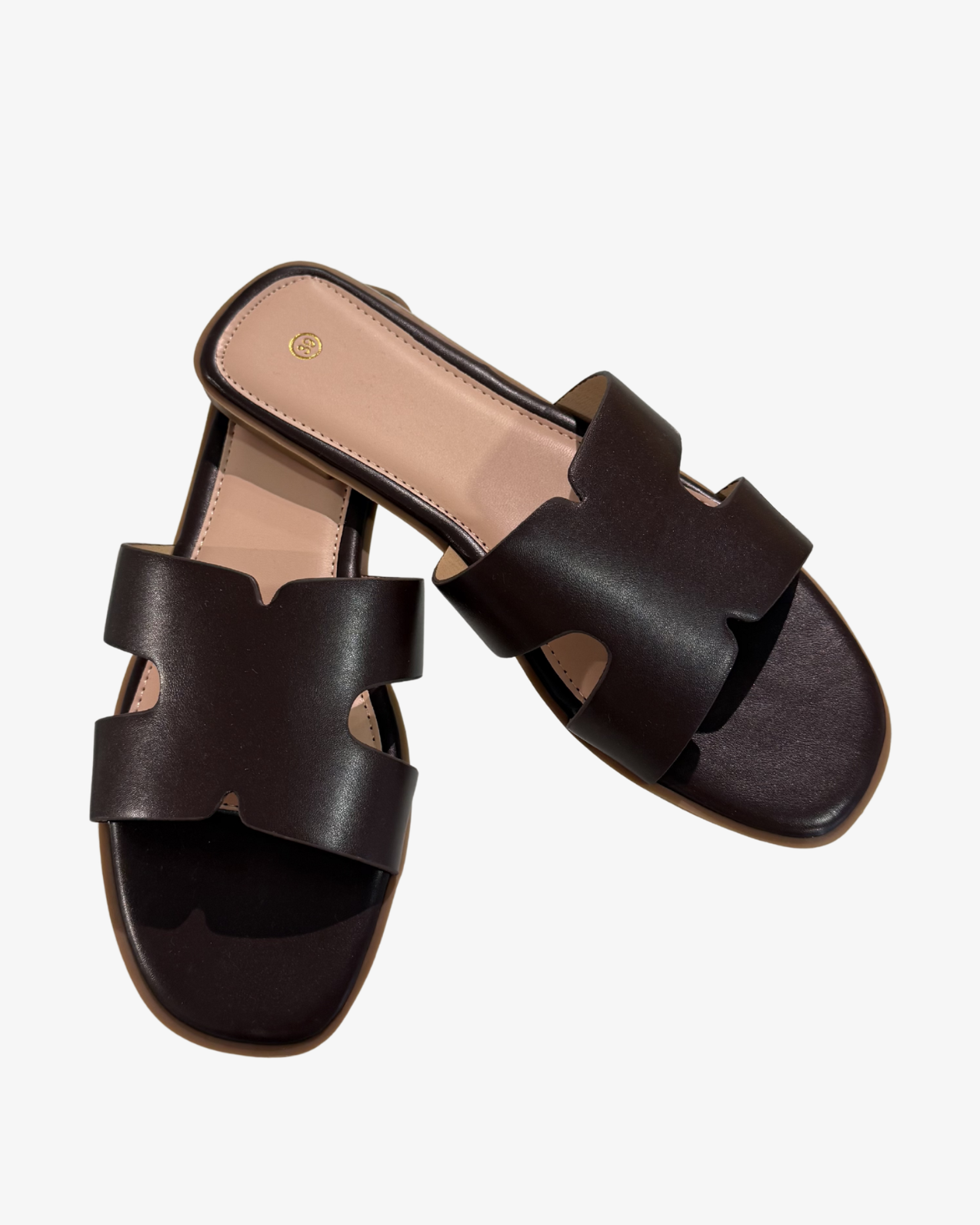 H slippers - Brown