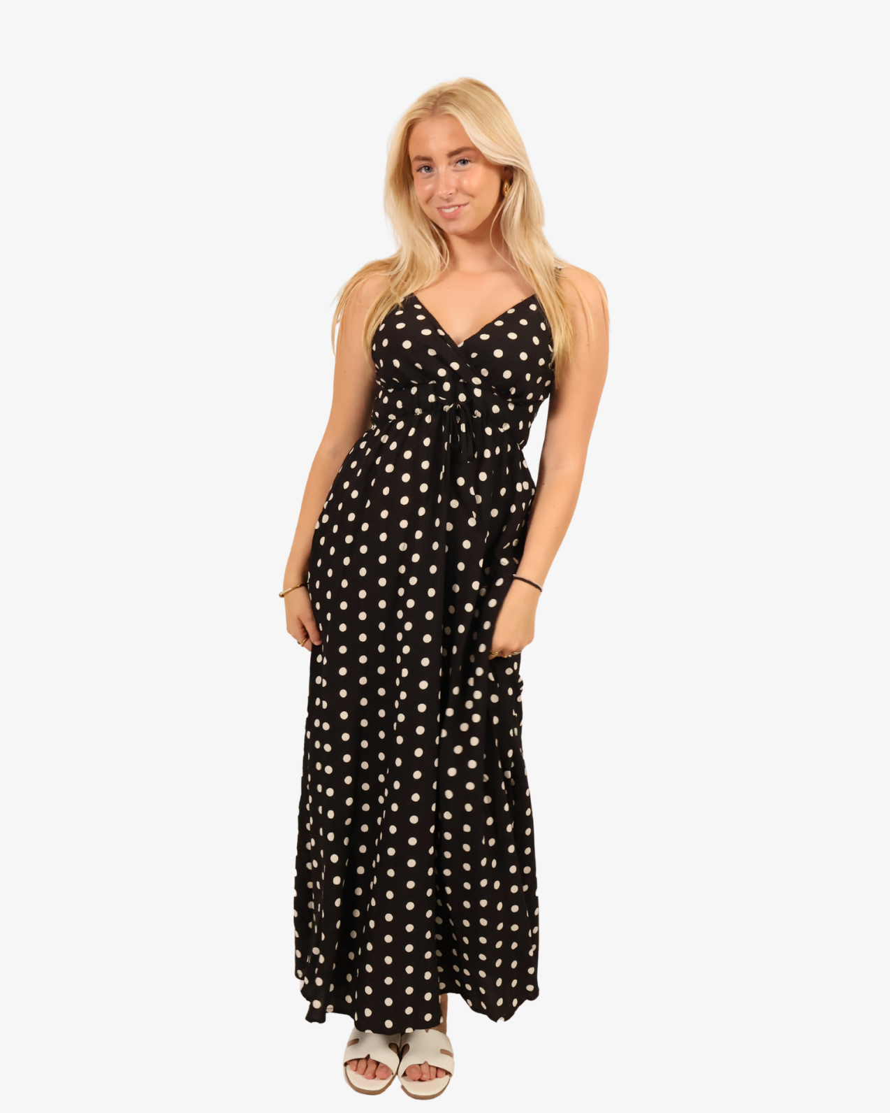 Elin dots dress - Black