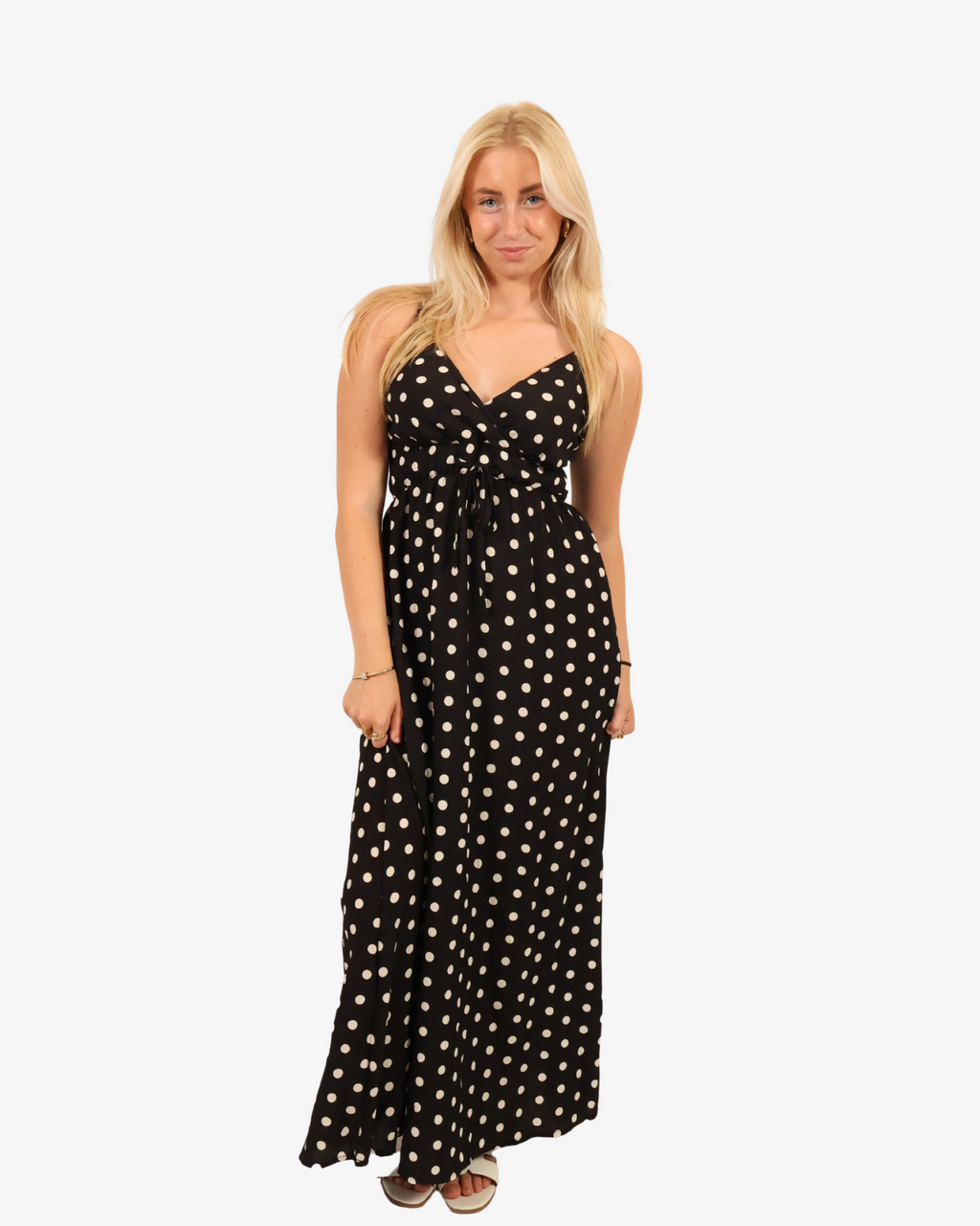 Elin dots dress - Black