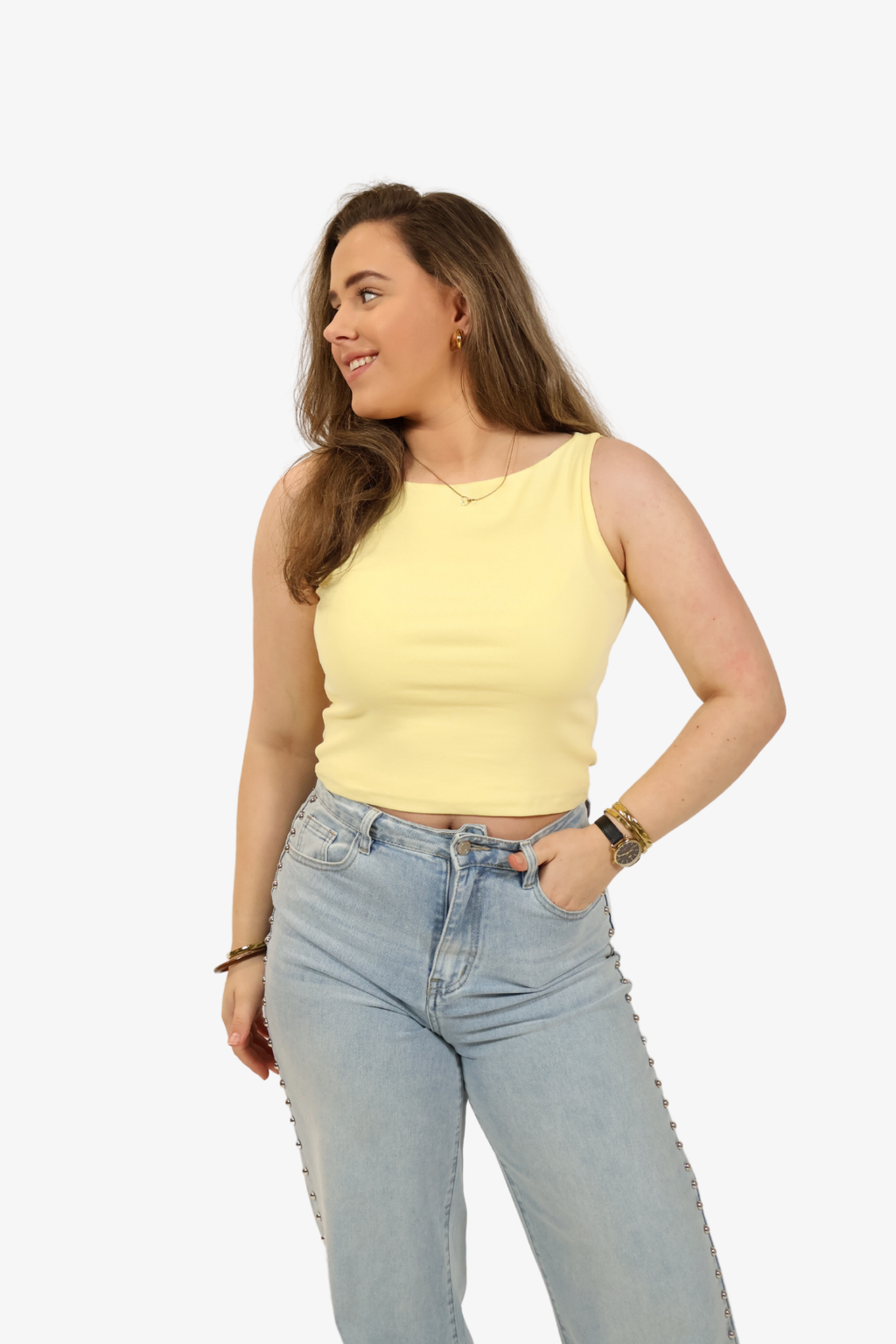 Noemi top - Yellow