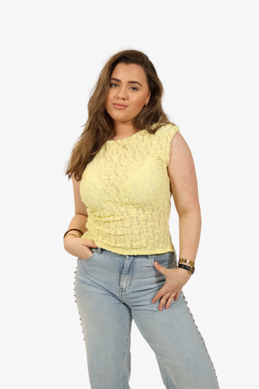 Gina top - Yellow