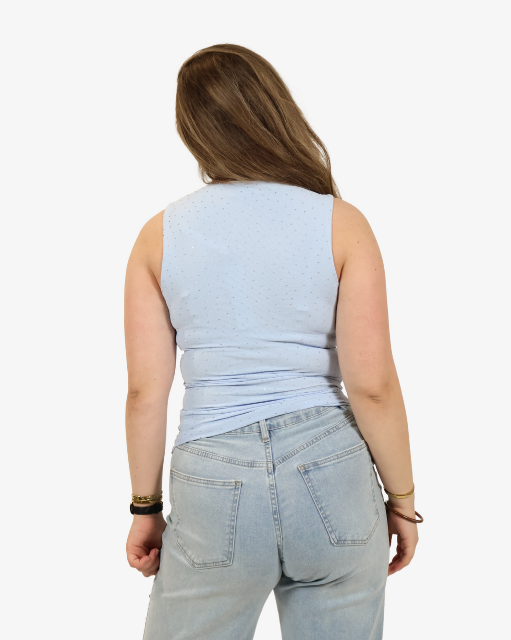 Livia glitter top - Blue