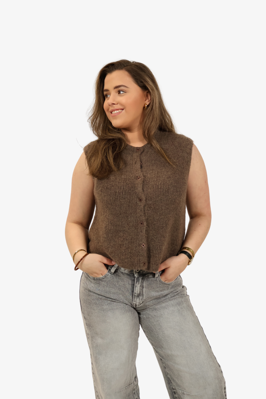 Yara top - Brown