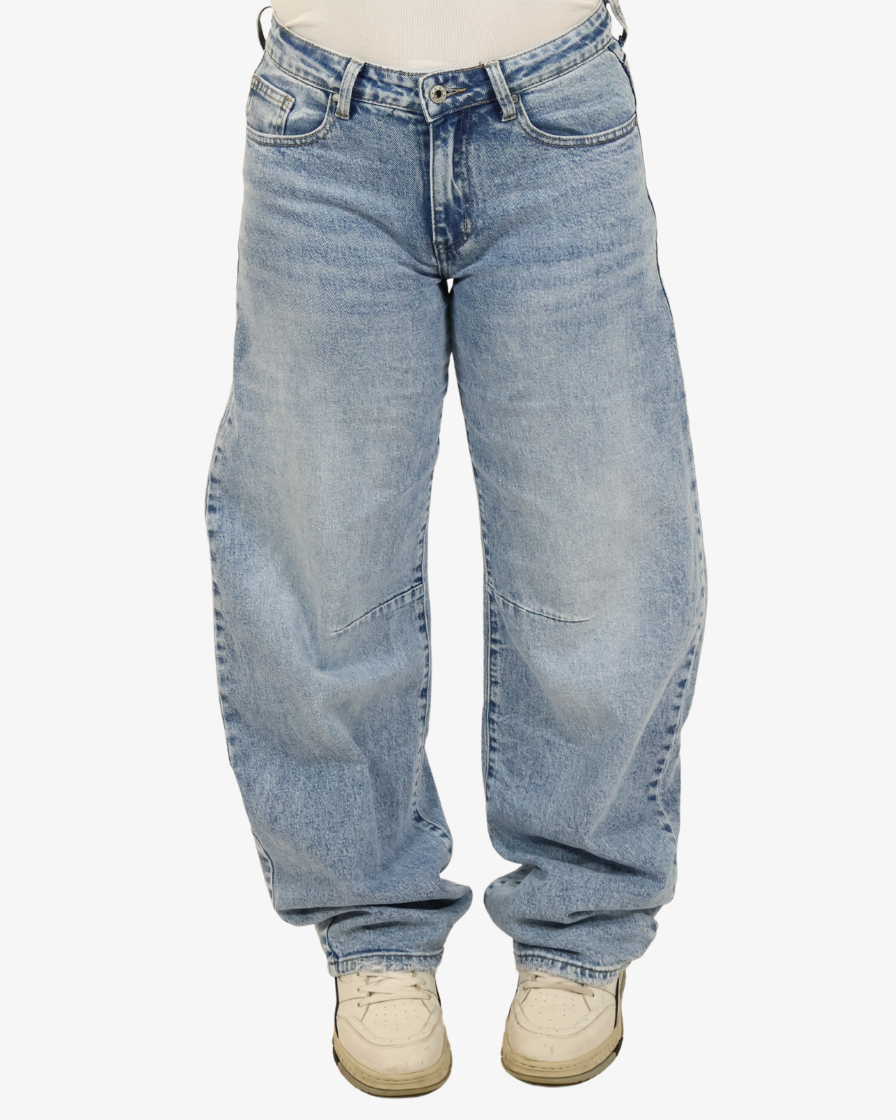 Gaia balloon jeans - Mid blue