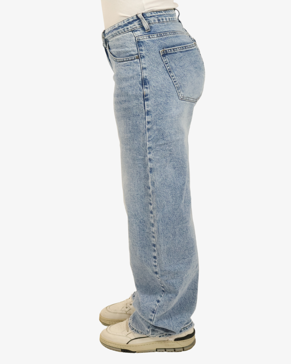 Gaia balloon jeans - Mid blue