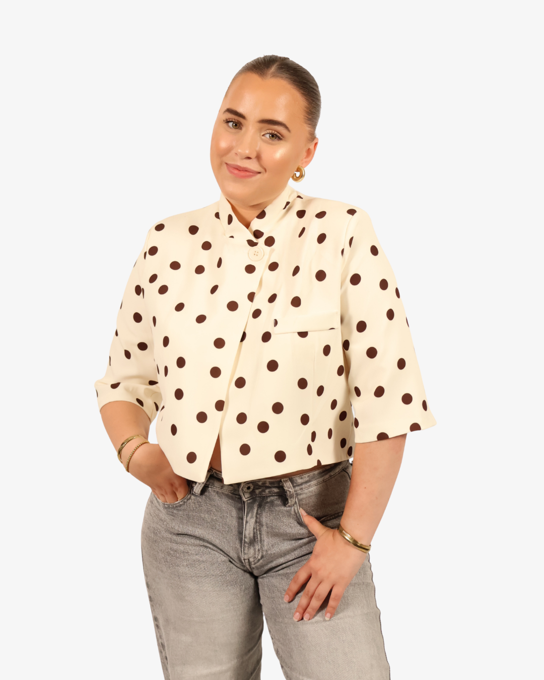 Dots blazer - Off white