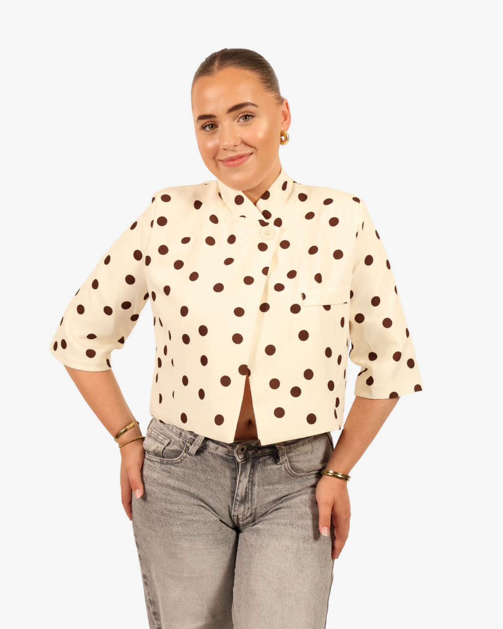 Dots blazer - Off white
