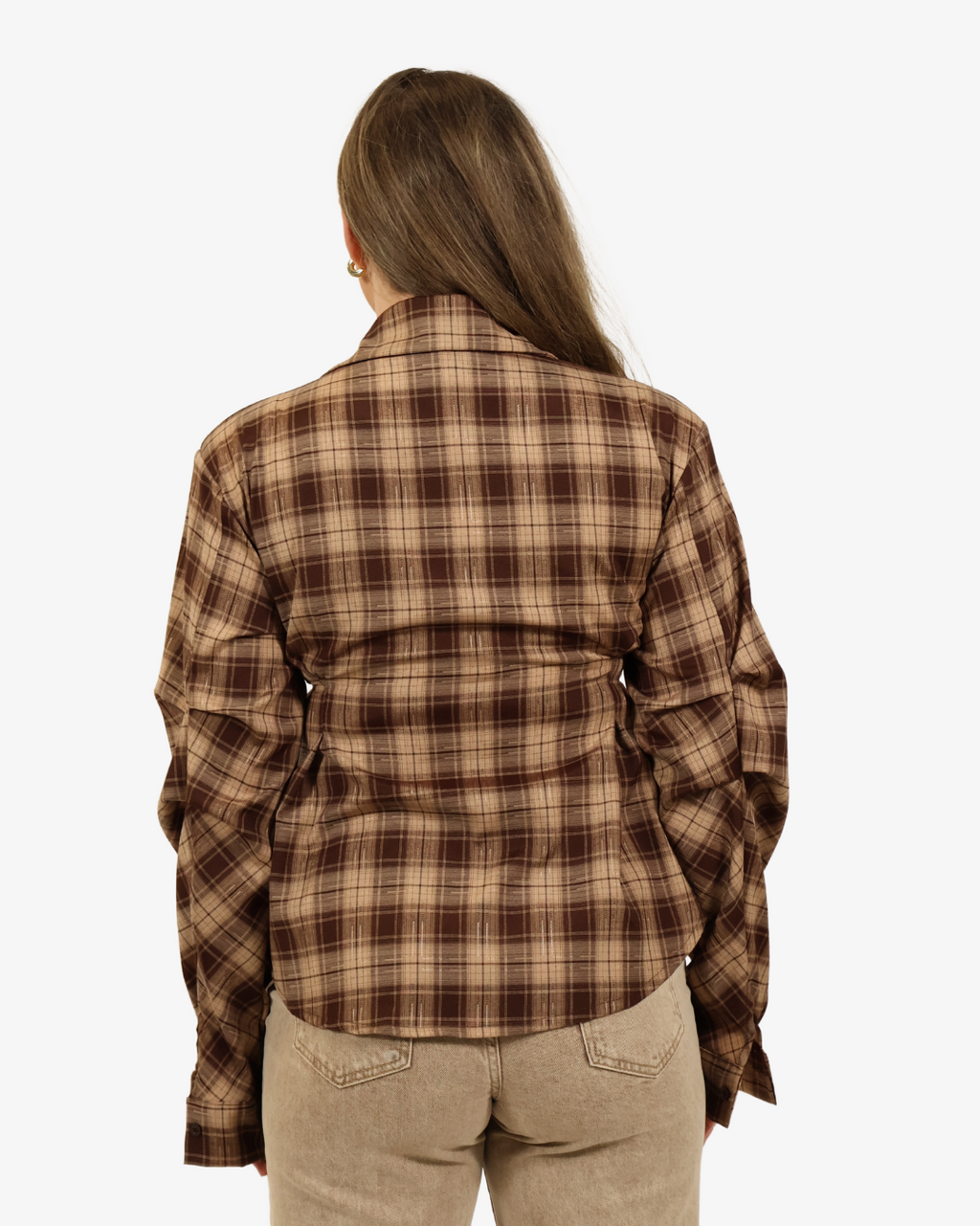 Holly tailored blouse - Brown