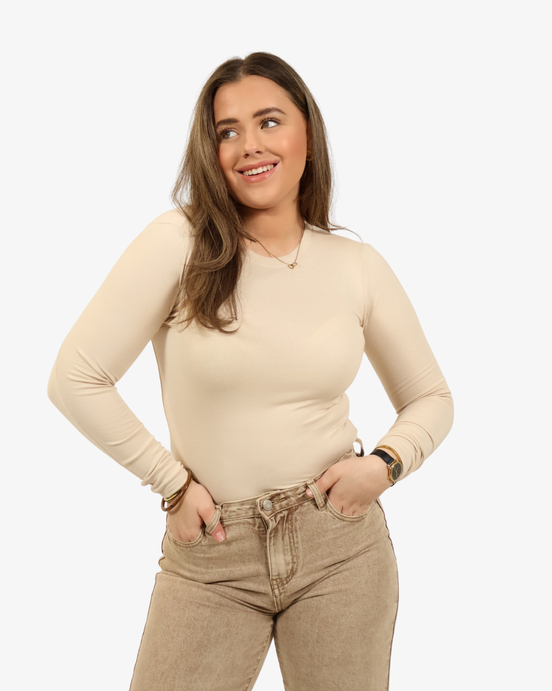 Nora top - Beige