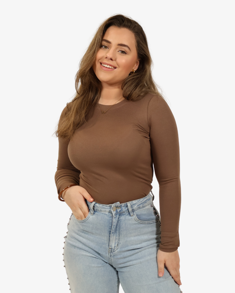 Nora top - Brown