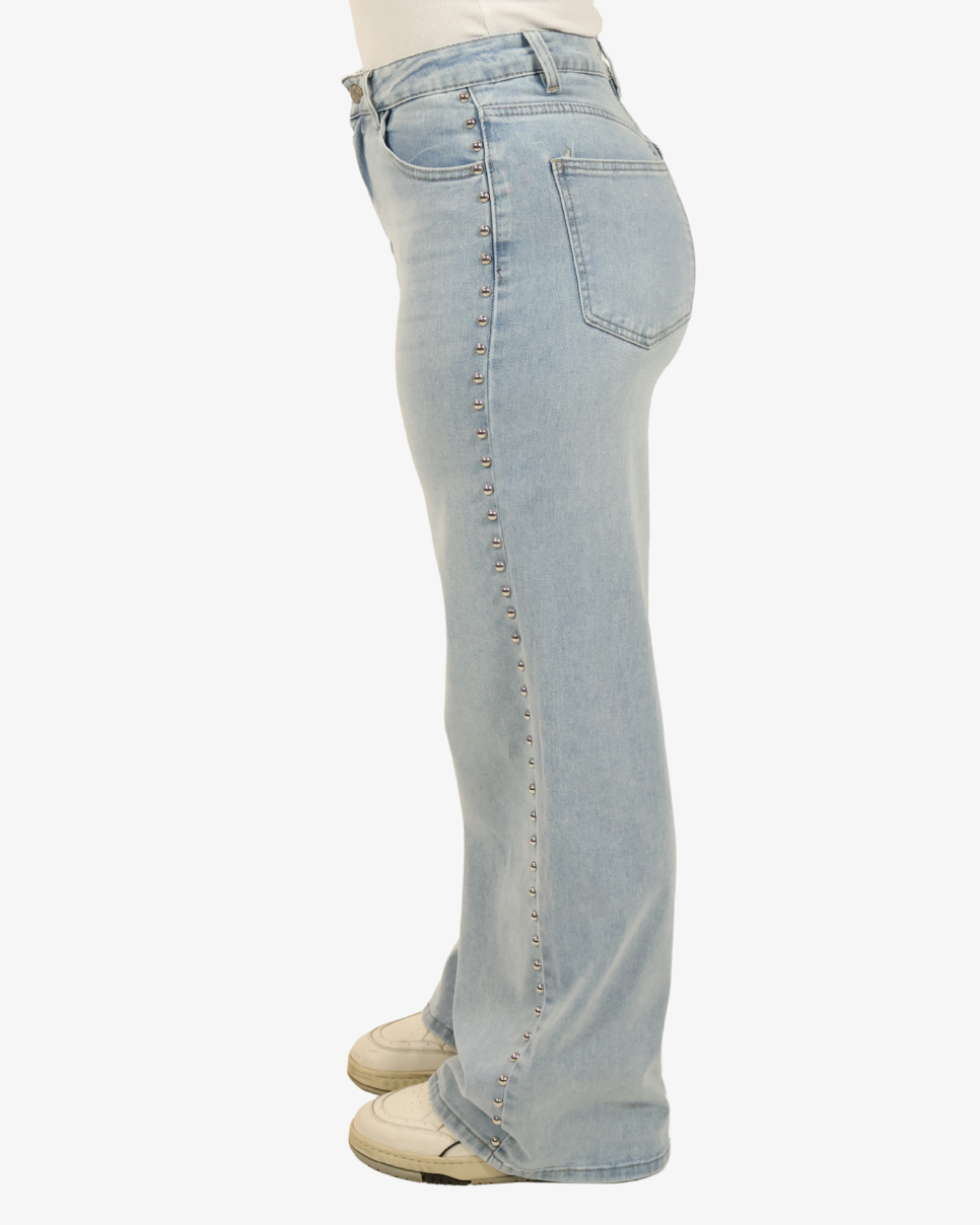 Studs jeans - Light blue