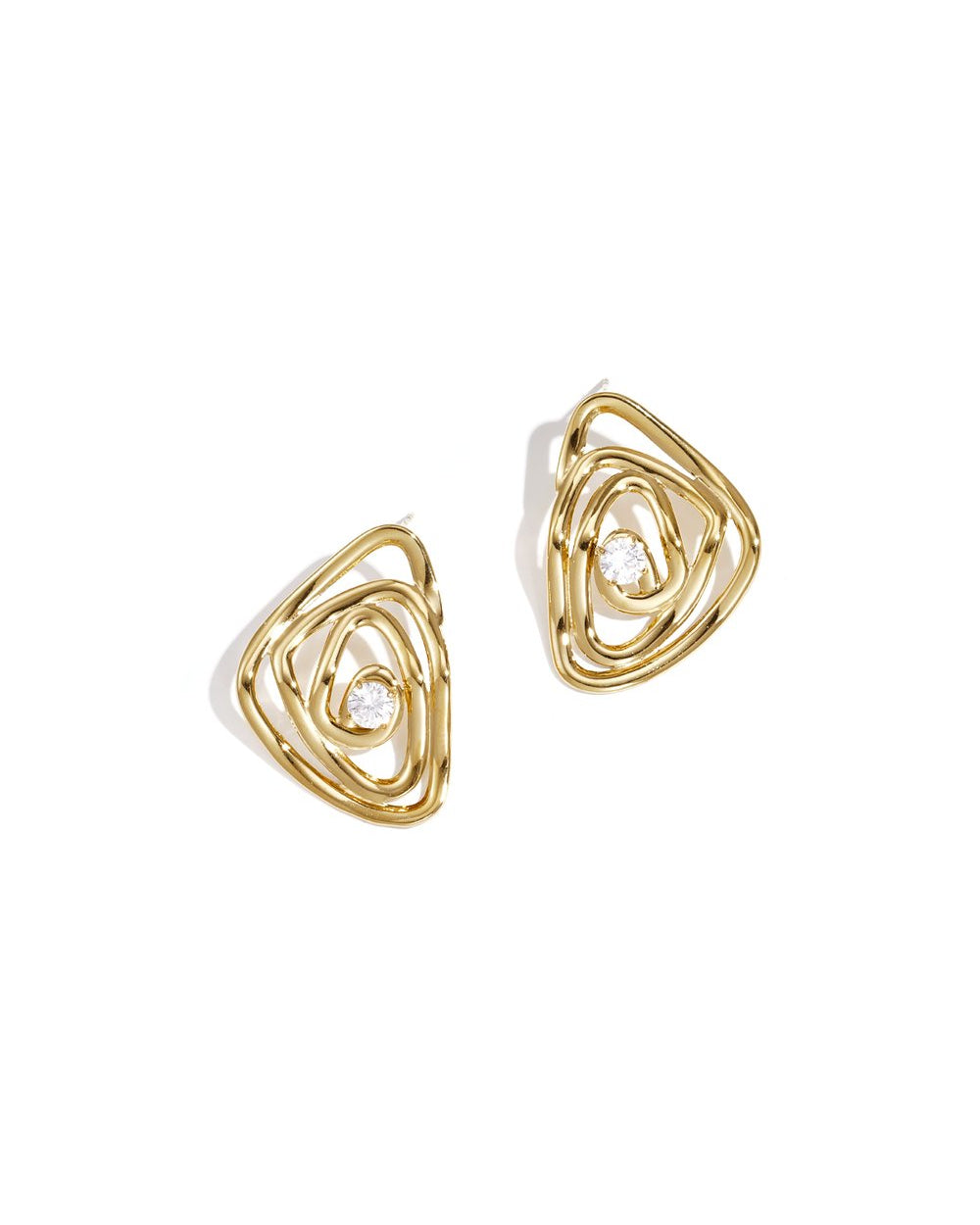 Skye oorbellen - Goud